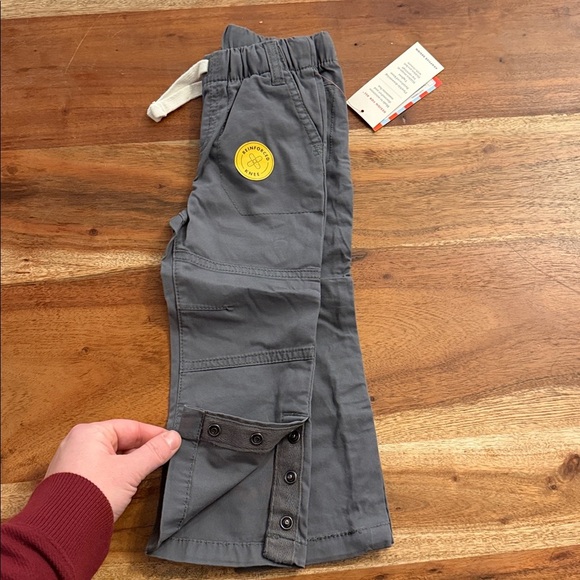 Cat & Jack Adaptive Design Gray Pants, 2T - Picture 3 of 4